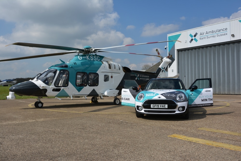 Win a Mini and help to keep Air Ambulance charity flying high